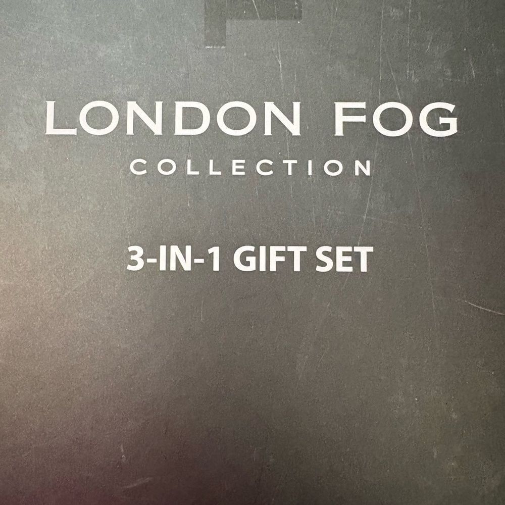 NIB London Fog Black and White Houndstooth 3-in-1 Gift Set - Picture 2 of 9